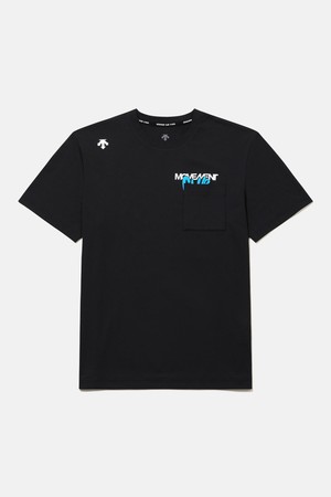 무브먼트 백그래픽 반팔 티셔츠 블랙 SR223ETS59