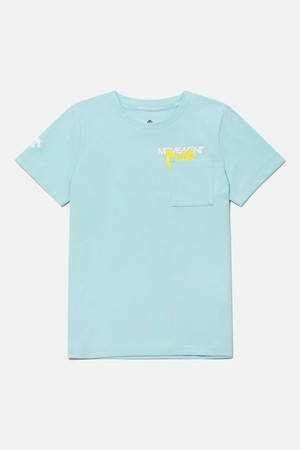 영애슬릿 백그래픽 반팔 티셔츠 민트 SR22JETS59