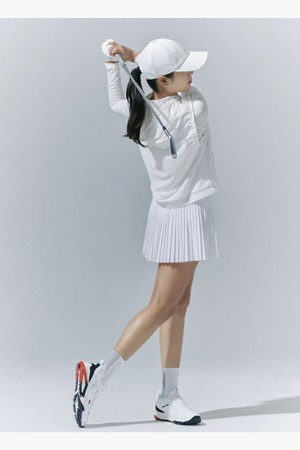 여성 에어홀 플리츠 스커트  DR22WFSK42