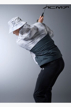 [데상트골프] 아크먼트(ACMT) 남성 레인웨어 점퍼  DR12MFRW16_GREY-a