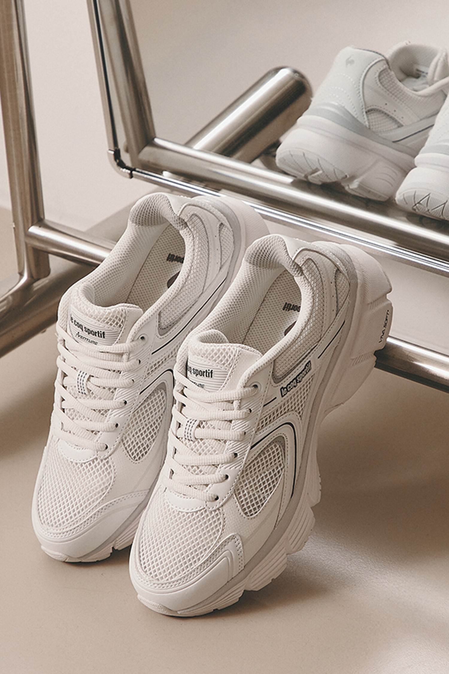 ◆LECOQ◆ L2K Venture GrayQQ123LCR17 QQ123LCR17_GRY0 L2K 벤처 - 화이트(QQ123LCR17)_le coq sportif - 코오롱몰