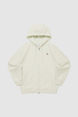 유니 백메쉬 쮸리 루즈핏 2WAY 후드집업 - 베이지 QR113LFT11