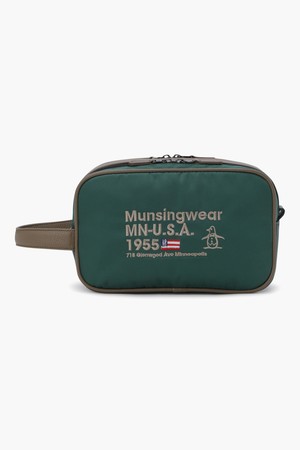 남성 에센셜 파우치 다크그린 MR121MBG11