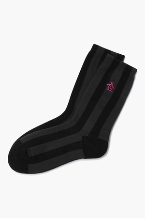 여성 오리지널 펭귄 스트라이프 삭스 블랙 MR122PSO21