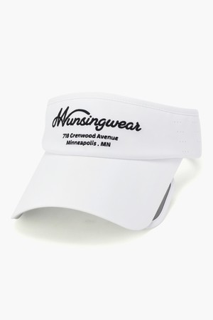 남성 에센셜 윙 바이저 화이트 MR121MCP21