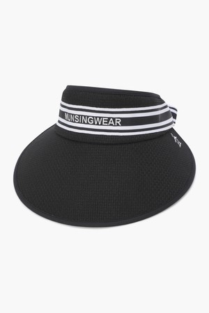 여성 블록 와이드 바이저 블랙 MR122LCP22