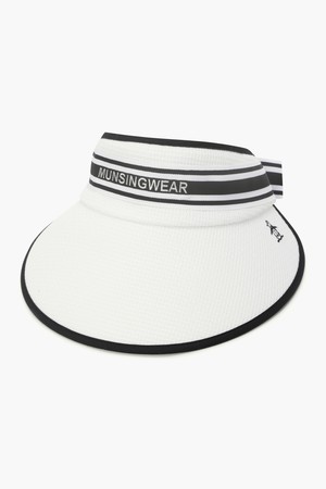 여성 블록 와이드 바이저 화이트 MR122LCP22