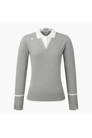 여성 카라 긴팔 풀오버  DR12WFKP21