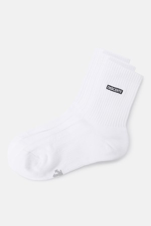 워딩 로고 크루 삭스 (3ea) 화이트 SR123USO1B