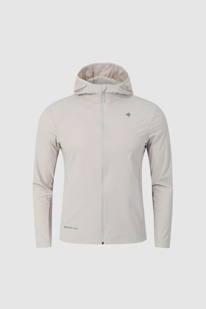 남성 트리코트 후드 자켓 - 베이지 QR121EFT22