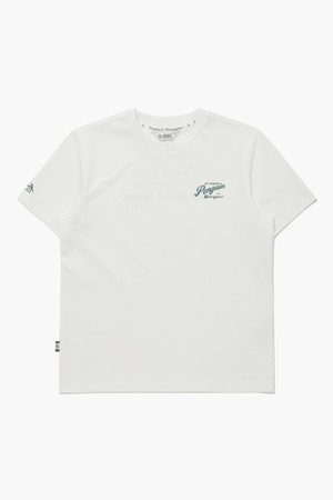 여성 에센셜 라운드 티셔츠 화이트 MR122PTS34