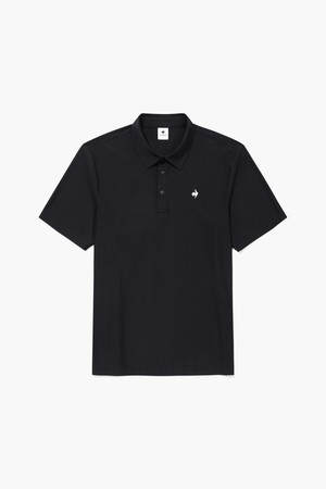 남성 어드레스 15˚카라 티셔츠 블랙 GR121MTS21