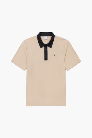 남성 어드레스 15˚카라 티셔츠 베이지 GR121MTS21