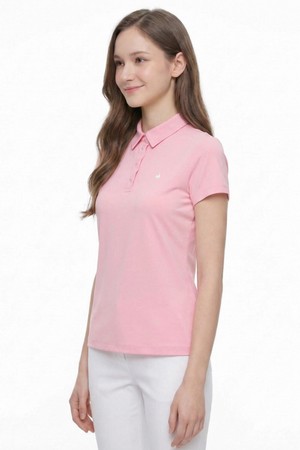 여성 어드레스 15˚카라 티셔츠 핑크 GR122LTS21