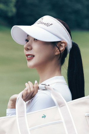 여성 스트라이프 하이 바이저 베이지 GR122LSV21