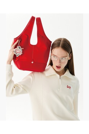 여성 키링 쇼퍼백 레드 GR122LBG24_RED-a
