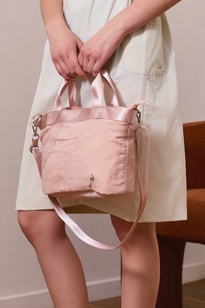 여성 데일리 토트백 (S) - 핑크 QR222WBG41