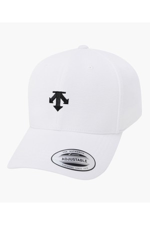 [데상트골프] 남성 조직감 자수캡  DR12MFCP29_WHITE-a