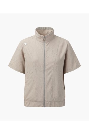 여성 하이넥 반팔 아노락 점퍼  DR12WFBL34