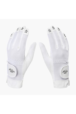 [먼싱웨어] 여성 메쉬 장갑 화이트 MR122LGL31_WHITE-a