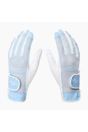 [먼싱웨어] 여성 메쉬 장갑 라이트블루 MR122LGL31_BLUE-a