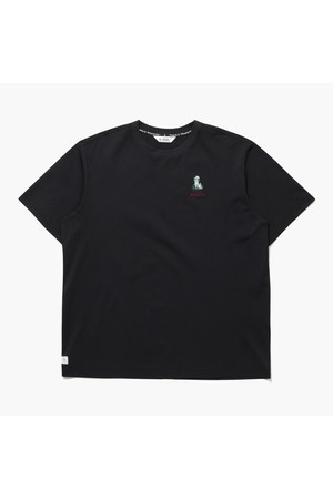 [먼싱웨어] [온라인단독]공용 피터보기 라운드 티셔츠 블랙 MR123PTS31_BLACK-a