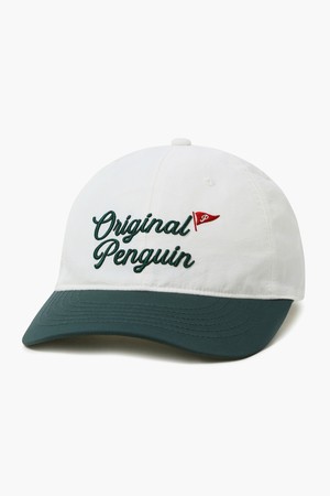 남성 오리지널 펭귄 나일론 볼캡 화이트 MR121PCP21