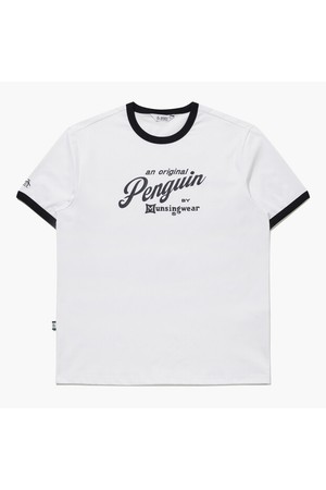 [먼싱웨어] 남성 링거 티셔츠 화이트 MR221PTS41_WHITE-a