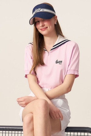 여성 솔리드 하이 바이저 _NAVY GR122LSV11