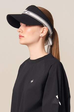 여성 솔리드 하이 바이저 _BLCK GR122LSV11