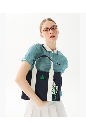 여성 사각 토트백 (키링 SET) _NAVY GR122LBG34_NAVY-a