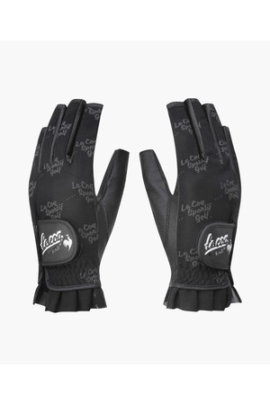 여성 메쉬 믹스 네일컷 양손 장갑 _BLCK GR122LGL31_BLUE-a