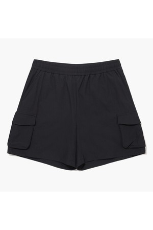 [먼싱웨어] 여성 셋업 우븐 쇼츠 블랙 MR122PSP31_BLACK-a