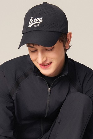 남성 펀칭 로고 볼캡 _BLCK GR121MCP11