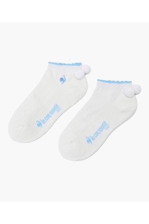 여성 폼폼 스니커즈 삭스 _WHTE GR122LSO22_WHITE-a