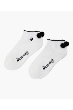 여성 폼폼 스니커즈 삭스 _BLCK GR122LSO22_BLACK-a