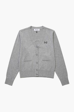 여성 클래식 가디건 _MGRY GR122LKC11_GREY-a