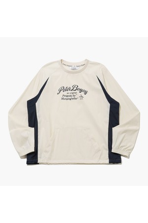 [먼싱웨어] 여성 컬러블럭 피스테 점퍼 아이보리 MR122PJP31_IVORY-a