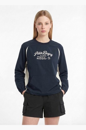 여성 컬러블럭 피스테 점퍼 다크네이비 MR122PJP31