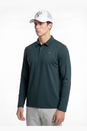 남성 쿨터치 긴팔 티셔츠 틸그린 MR121MTL32