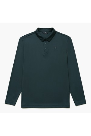 [먼싱웨어] 남성 쿨터치 긴팔 티셔츠 틸그린 MR121MTL32_GREEN-a