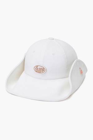 여성 와이드 이어플랩 버킷햇 _WHTE GR122LCP31_WHITE-a