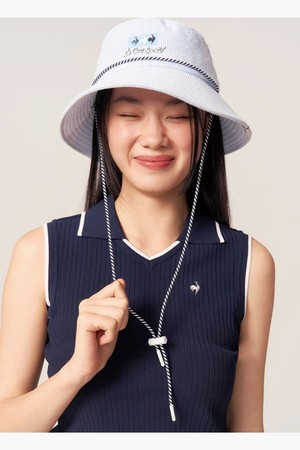 여성 시어서커 버킷햇 _LBLU GR222LCP41_BLUE-a