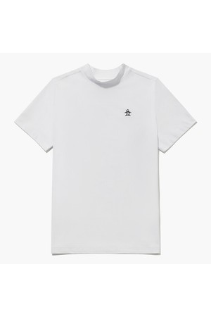 [먼싱웨어] 여성 모크넥 반팔 화이트 MR122LTS32_WHITE-a