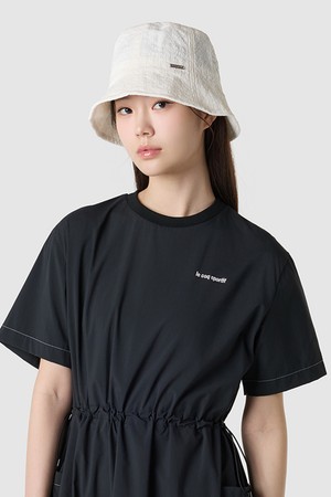 여성 크링클 버킷햇 - 아이보리 QR222WCP41