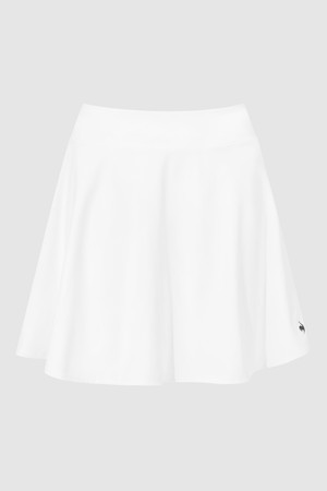 여성 니트 스커트 - 화이트 QR122ESK31