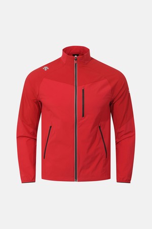 러닝 스트레치 우븐 집업 자켓 레드 SR221RWT41
