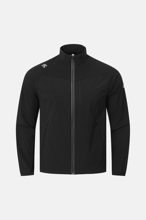 러닝 스트레치 우븐 집업 자켓 블랙 SR221RWT41