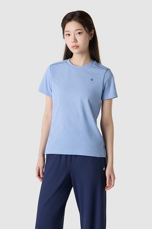 유니 르프레쉬 슬럽 반팔티 - 블루 QR213ERS41