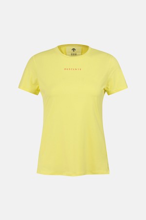 우먼스 쿨링 슬림 반팔 티셔츠 옐로우 SR212PTS41